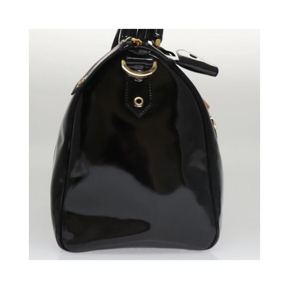 Pre Loved Chanel Logo CC Unisex Black Luggage - Picture 5 of 8